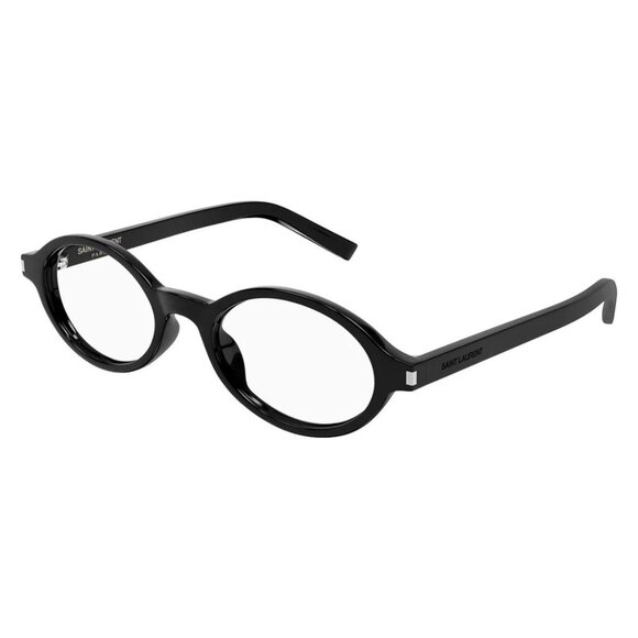 NEW SL751 JEANNE OPT 001 SAINT LAURENT BLACK ROUND EYEGLASSES SL 751 JEANNE - Picture 1 of 4